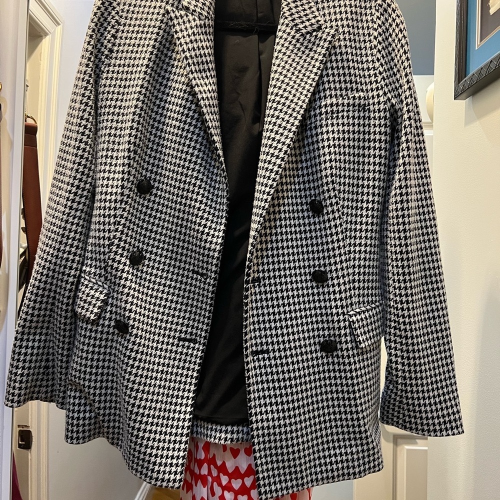 Lauren Ralph Lauren Houndstooth Blazer Timeless Elegance